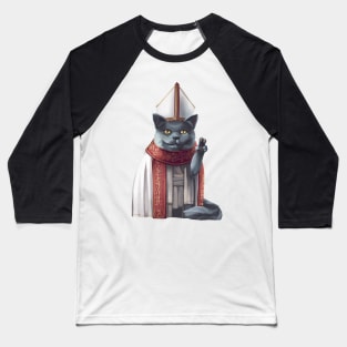 Cat-holic Baseball T-Shirt